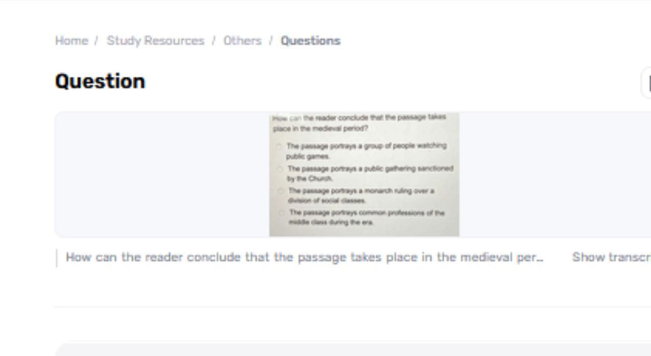 How Can The Peruser Conclude That The Entry Takes Put Within The Medieval Period?